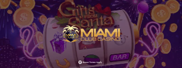 Miami Club Casino Xmas Free Spins Bonus