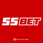55Bet Casino Welcome Bonus 100% Bonus up to £100/€300