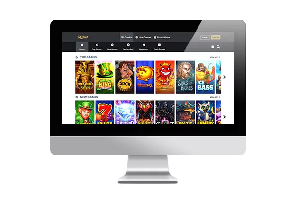 GQbet Casino screen
